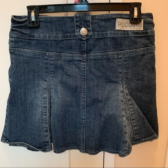 Mini Jean Skirt - Picture 2 of 4